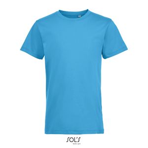 Tee-shirt publicitaire enfant col rond | Regent Fit Kids Aqua