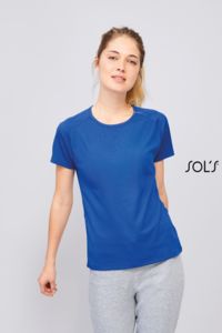 Tee-shirt publicitaire femme manches raglan | Sporty Women