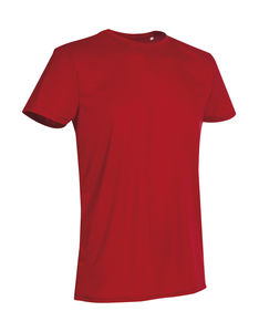 T-shirt personnalisé homm avec détails réfléchissants cintré | Active Sports-T Men Crimson Red