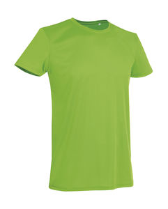T-shirt personnalisé homm avec détails réfléchissants cintré | Active Sports-T Men Kiwi Green