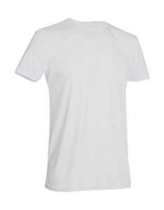 T-shirt personnalisé homm avec détails réfléchissants cintré | Active Sports-T Men White
