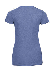 T-shirt femme col rond hd publicitaire | Kama Blue Marl