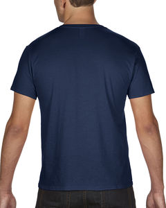 T-shirt personnalisé homme manches courtes col en v | Adult Featherweight V-Neck Navy