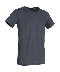 T-shirt publicitaire homme manches courtes | Ben Crew Neck Slate Grey