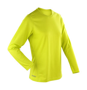 T-shirt publicitaire femme à manches longues | Ladies` Performance LS Lime Green