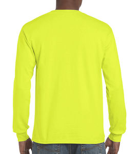 T-shirt manches longues ultra cotton™ personnalisé | Portneuf Safety Green