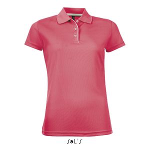 Polo publicitaire sport femme | Performer Women Corail fluo