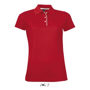 Polo publicitaire sport femme | Performer Women Rouge