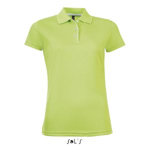 Polo publicitaire sport femme | Performer Women Vert pomme