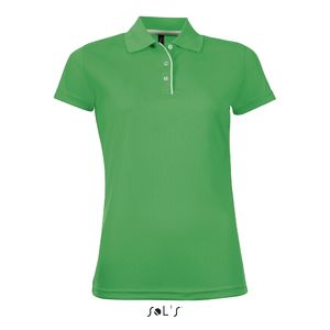 Polo publicitaire sport femme | Performer Women Vert prairie