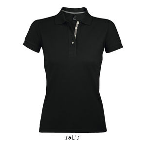 Polo personnalisé femme | Portland Women Noir