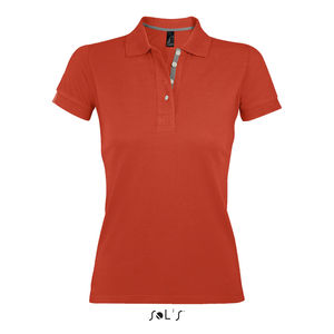 Polo personnalisé femme | Portland Women Orange brûlée