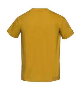 T-shirt personnalisé enfant manches courtes | Jamie Crew Neck Kids Indian Yellow