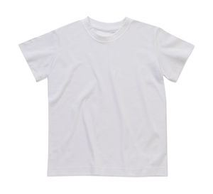 T-shirt personnalisé enfant manches courtes | Jamie Crew Neck Kids White