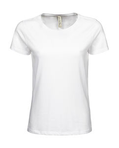 T-shirt personnalisé femme manches courtes cintré | Bogense White