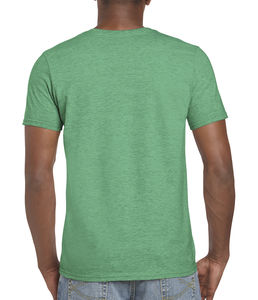 T-shirt personnalisé homme manches courtes | Malartic Heather Irish Green