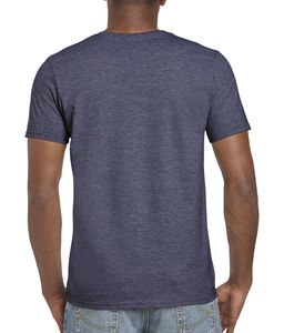 T-shirt personnalisé homme manches courtes | Malartic Heather Navy