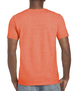 T-shirt personnalisé homme manches courtes | Malartic Heather Orange