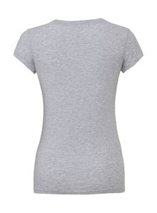 T-shirt femme col rond publicitaire | Elnath Athletic Heather