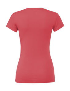 T-shirt femme col rond publicitaire | Elnath Coral