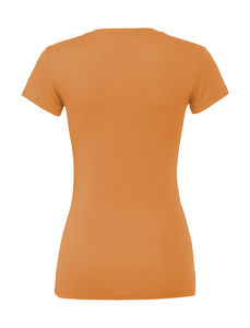 T-shirt femme col rond publicitaire | Elnath Orange