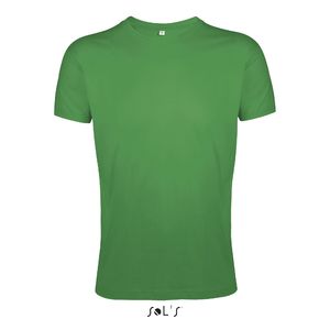 Tee-shirt publicitaire homme col rond ajusté | Regent Fit Vert prairie