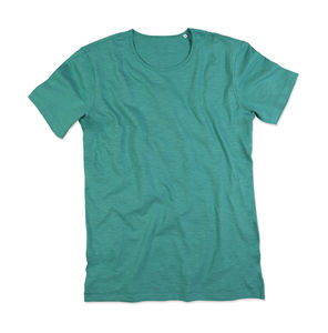 T-shirt publicitaire homme manches courtes | Shawn Crew Neck Men Bahama Green