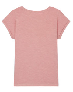 T-Shirt personnalisable femme | Stella Rounder Slub Canyon pink