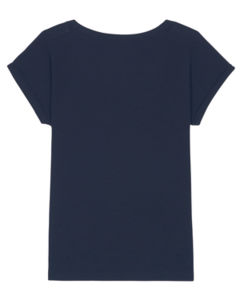 T-Shirt personnalisable femme | Stella Rounder Slub French Navy