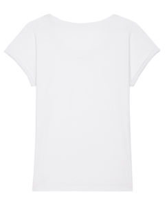 T-Shirt personnalisable femme | Stella Rounder Slub White