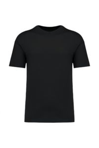 T-shirt publicitaire bio à épaules tombantes unisexe Black
