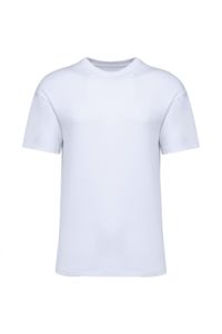 T-shirt publicitaire bio à épaules tombantes unisexe White