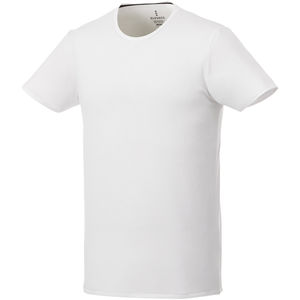 T-shirt publicitaire bio manches courtes homme Balfour Blanc