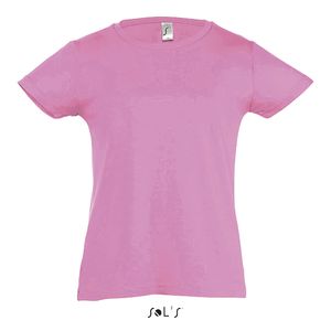 Tee-shirt publicitaire fillette | Cherry Rose orchidée