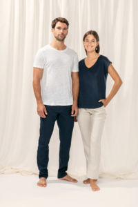t-shirt oversize coton bio 180g femme publicitaire 3
