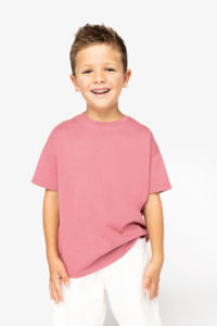 T-shirt publicitaire coton bio à épaules tombantes enfant 2