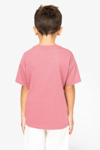 T-shirt publicitaire coton bio à épaules tombantes enfant 3