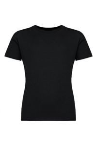 T-shirt publicitaire coton bio à épaules tombantes enfant Black