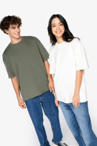 T-shirt publicitaire coton bio oversize French Terry unisexe