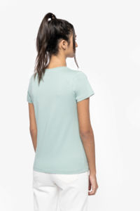 T-shirt publicitaire écologique col V femme 8