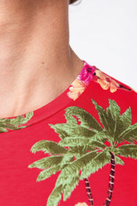 T-shirt publicitaire écologique imprimé tropical homme 5