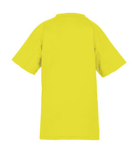 T-shirt publicitaire enfant manches courtes raglan | Junior Performance Aircool Flo Yellow