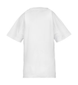 T-shirt publicitaire enfant manches courtes raglan | Junior Performance Aircool White