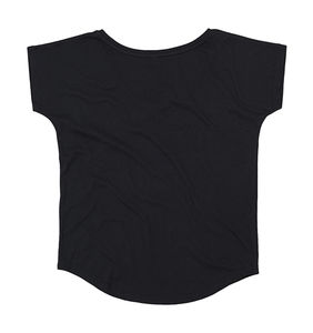 T-shirt publicitaire femme manches courtes col en v | Child Black