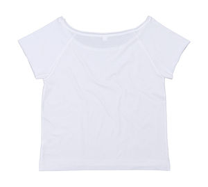 T-shirt publicitaire femme manches courtes raglan | Chaucer White