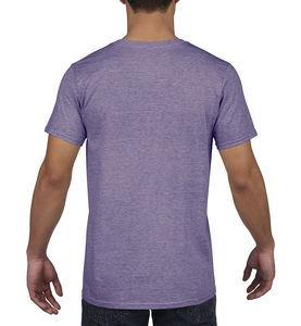 T-shirt homme col v softstyle publicitaire | Joliette Heather Purple