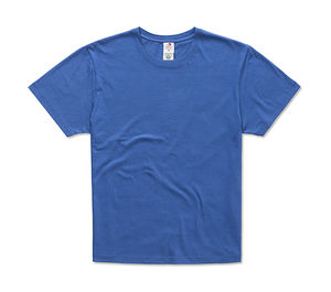 T-shirt publicitaire homme manches courtes | Classic-T Organic Crew Neck Bright Royal