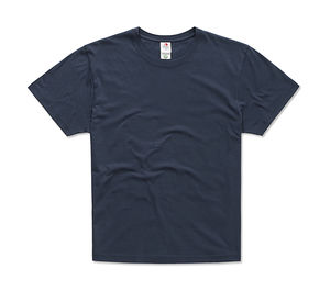 T-shirt publicitaire homme manches courtes | Classic-T Organic Crew Neck Navy