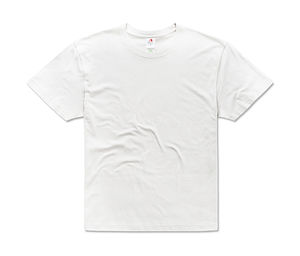T-shirt publicitaire homme manches courtes | Classic-T Organic Crew Neck White