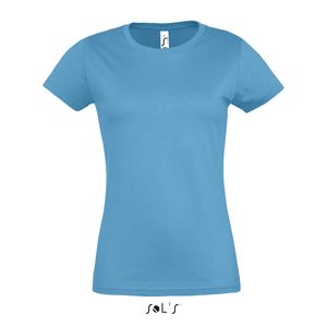 Tee-shirt personnalisé femme col rond | Imperial Women Aqua